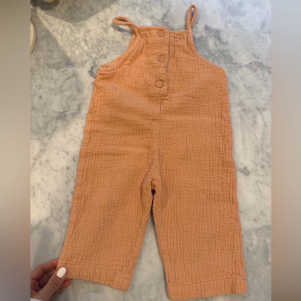 Zara Kids Apricot Overalls